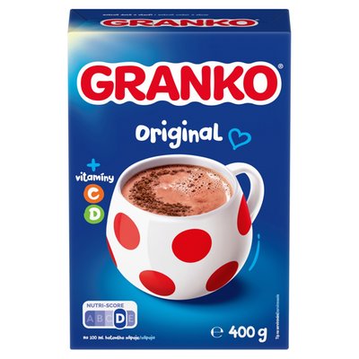 Obrázek GRANKO Original instantní kakaový nápoj s vitamíny C a D 400g