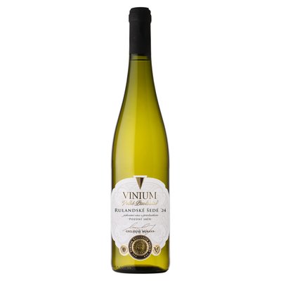 Obrázek Vinium Rulandské šedé jakostní víno s přívlastkem pozdní sběr bílé polosuché 0,75l