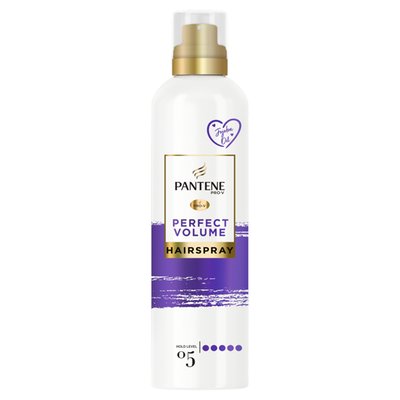 Obrázek Pantene Pro-V Perfect Volume Sprej Na Vlasy S Jojobovým Olejem Pro Dokonalý Objem, 250 ML