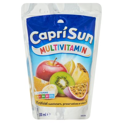 Obrázek Capri-Sun Multivitamin nesycený nealkoholický ovocný nápoj 200ml
