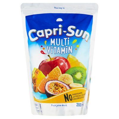 Obrázek Capri-Sun Multivitamin nesycený nealkoholický ovocný nápoj 200ml