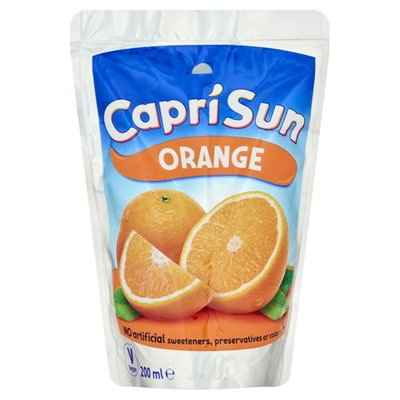 Obrázek Capri-Sun Orange nesycený nealkoholický ovocný nápoj 200ml