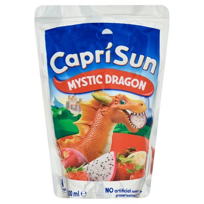 Obrázek Capri-Sun Mystlic Dragon nesycený nealkoholický ovocný nápoj 200ml