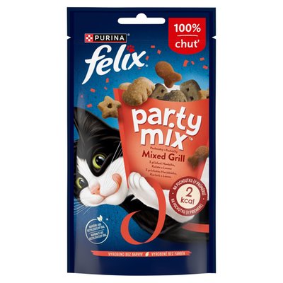 Obrázek Felix Party Mix pamlsky pro kočky Mixed Grill 60g