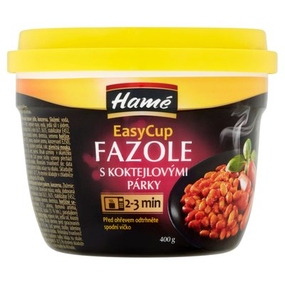 Obrázek Hamé EasyCup Fazole s koktejlovými párky 400g