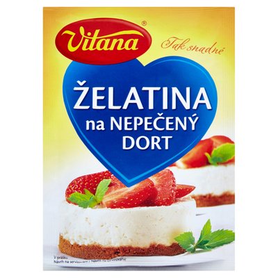 Obrázek Vitana Želatina na nepečený dort v prášku 50g