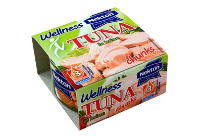 Obrázek Tuňák ve vlastní šťávě kousky WELLNESS NEKTON EO 185g