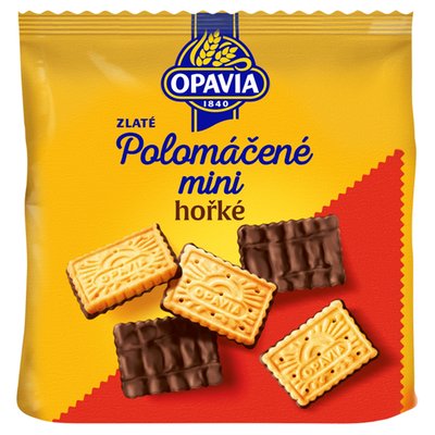 Obrázek Opavia sušenky Zlaté Polomáčené Mini hořké 145g