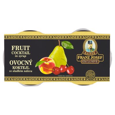 Obrázek Franz Josef Kaiser Exclusive Ovocný koktejl ve sladkém nálevu 2 x 120g (240g)