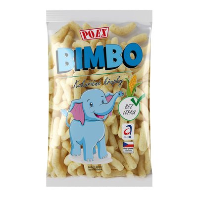 Obrázek BIMBO kukuřičné křupky bez soli 100 g