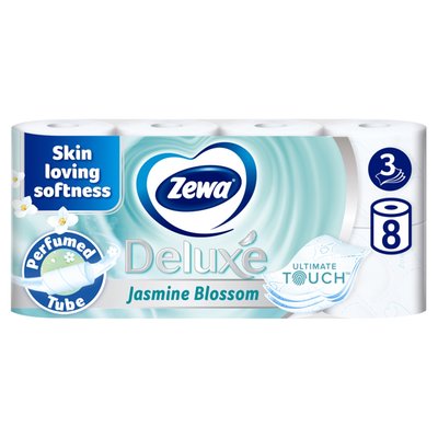 Obrázek Zewa Deluxe Jasmine Blossom toaletní papír 3 vrstvý 8 rolí