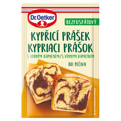 Obrázek Dr. Oetker Kypřicí prášek do pečiva s vinným kamenem 15g