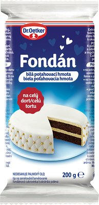 Obrázek Dr. Oetker Fondán bílá potahovací hmota 200g