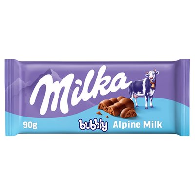 Obrázek Milka čokoláda Bubbly mléčná s bublinkami 90g