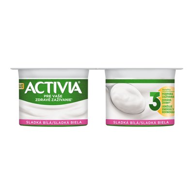 Obrázek ACTIVIA Sladká bílá 4x120g