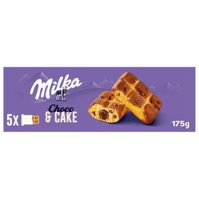 Obrázek Milka jemné pečivo Choco & Cake čokoládová náplň 175g