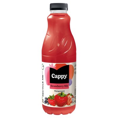 Obrázek Cappy Nesycený nealkoholický nápoj s jablečnou, jahodovou a aroniovou šťávou 1l