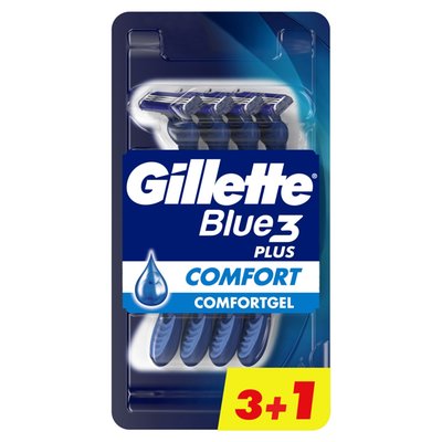 Obrázek Gillette Blue3 Plus Comfort, Jednorázové Holící Strojky Pro Muže, Balení Holících Strojků