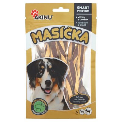 Obrázek Akinu MASÍČKA Jehněčí twister pamlsek pro psy 75 g