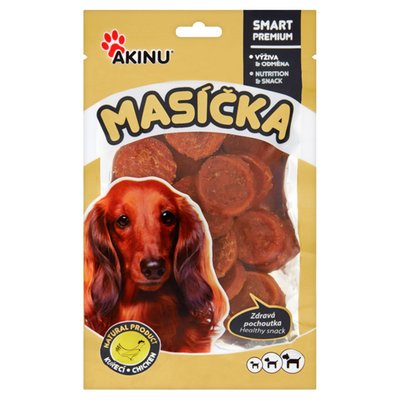 Obrázek Akinu MASÍČKA Kuřecí chipsy pamlsek pro psy 75 g