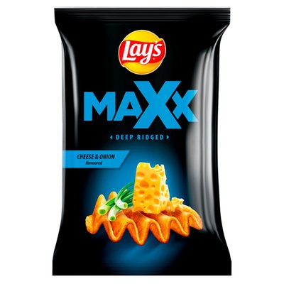 Obrázek LAYS MAX CHEESE & ONION 130 G