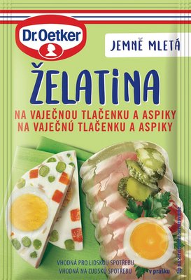 Obrázek Dr. Oetker Želatina na vaječnou tlačenku a aspiky 20g