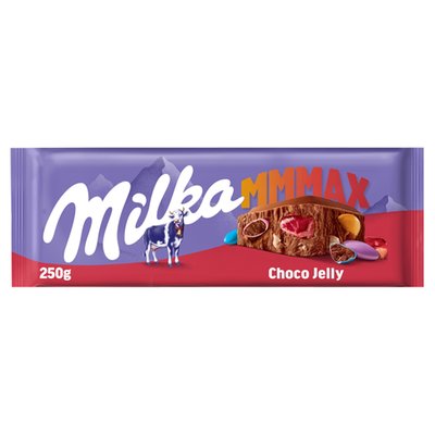 Obrázek Milka čokoláda Mmmax Choco Jelly mléčná s želé 250g