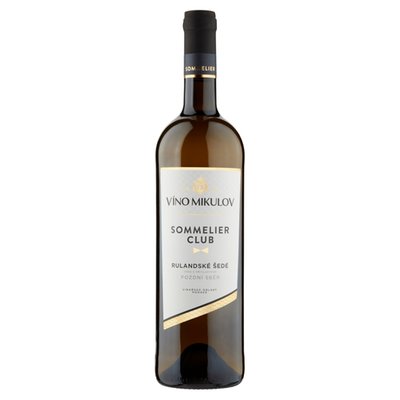 Obrázek Víno Mikulov Sommelier Club Rulandské šedé víno s přívlastkem pozdní sběr suché bílé 0,75l