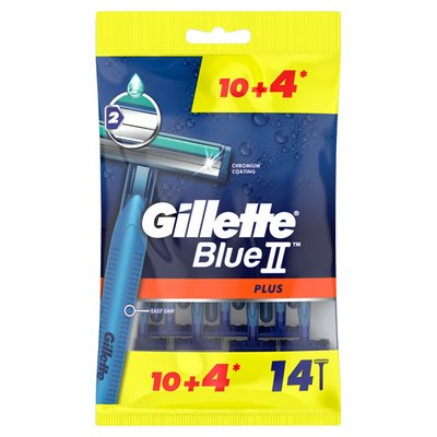 Obrázek Gillette BlueII Plus Pánská Pohotová Holítka 14 ks