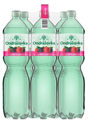 Obrázek Ondrášovka Jemně perlivá s příchutí malina 1,5l