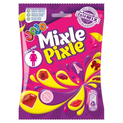 Obrázek JOJO Mixle Pixle Pro Holky želé bonbóny s ovocnými příchutěmi 80g