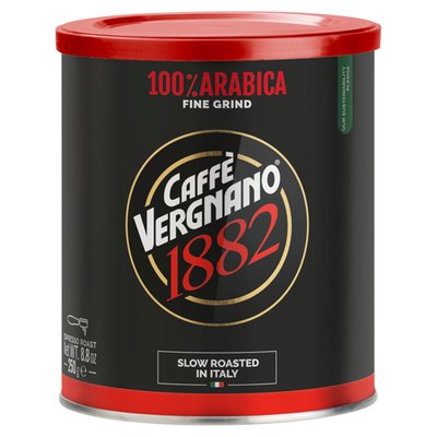 Obrázek Caffè Vergnano 1882 100% Arabica Espresso pražená mletá káva 250g