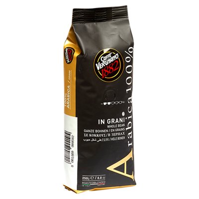 Obrázek Caffè Vergnano 1882 100% Arabica pražená zrnková káva 250g