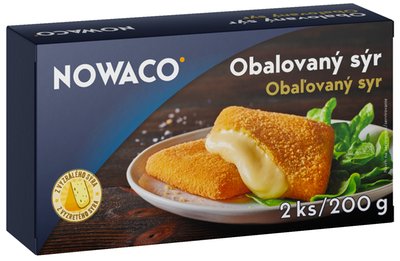 Obrázek Sýr obalovaný předsmažený Nowaco 200 g