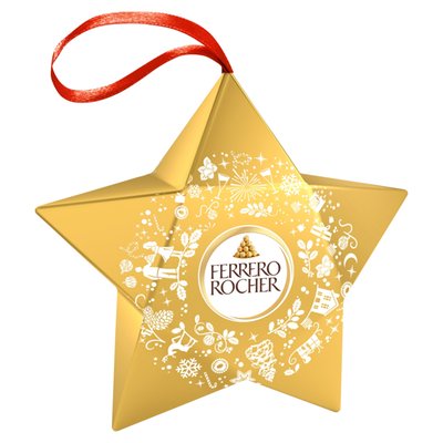 Obrázek Ferrero Rocher Oplatky s polevou z mléčné čokolády a drcenými lískovými oříšky s náplní 3 ks 37,5g