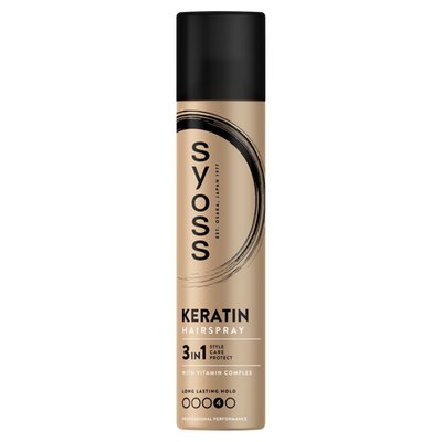 Obrázek Syoss Keratin 3v1 lak na vlasy pro ochranu vlasů 300ml