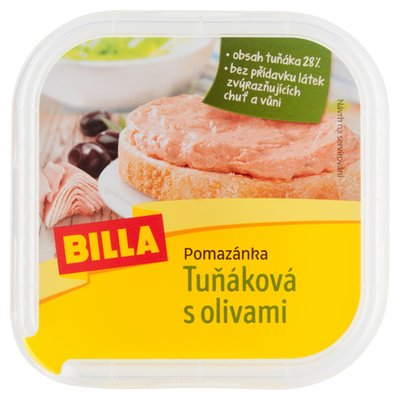 Obrázek BILLA DEL.TUNAKOVA POMAZANKA S OL.