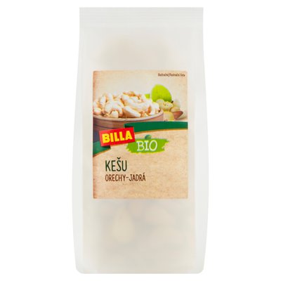 Obrázek BILLA BIO Kešu ořechy jádra 125g