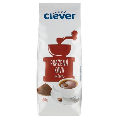 Obrázek CLEVER MLETA PRAZENA KAVA 500G