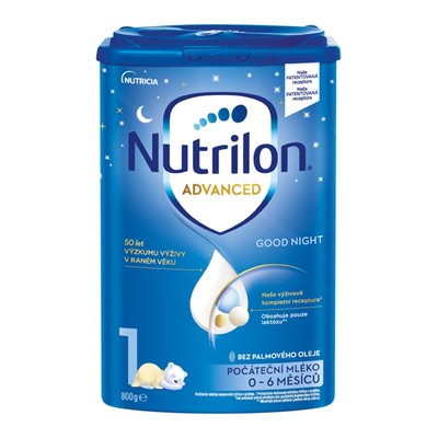 Obrázek NUTRILON Advanced Good Night 1 počáteční kojenecké mléko 800g