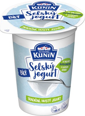 Obrázek Kunín Selský jogurt bílý 400g