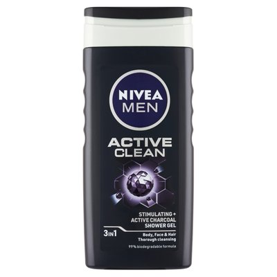 Obrázek Nivea Men Active Clean Sprchový gel 250ml