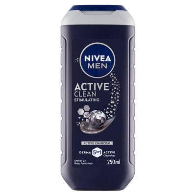 Obrázek Nivea Men Active Clean 5 v 1 Sprchový gel 250ml
