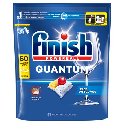 Obrázek Finish Quantum kapsle do myčky nádobí - Lemon 60 ks