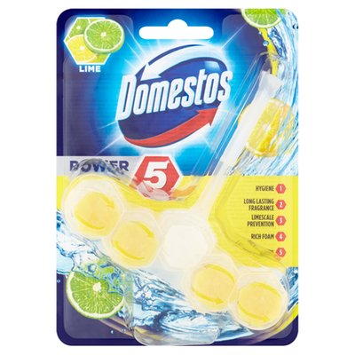 Obrázek DOMESTOS POWER 5 WC BLOK LIME 55G