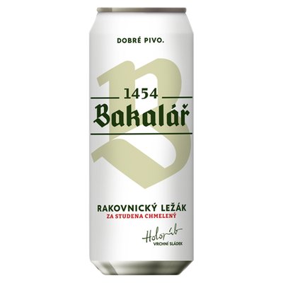Obrázek Bakalář Rakovnický ležák za studena chmelený 0,5l