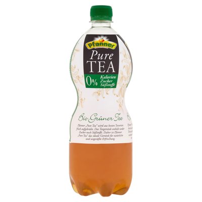 Obrázek Pfanner Pure Tea bio čajový nápoj s příchutí citrónu 1l