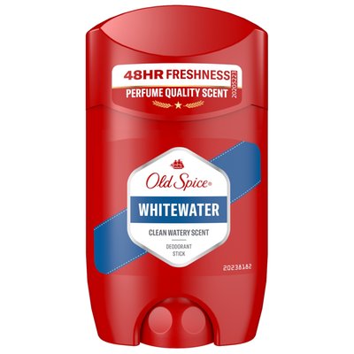 Obrázek Old Spice Whitewater Tuhý Deodorant Pro Muže. 48hod Svěžest Bez Hliníku. 50 % Recyklovaných Plastů