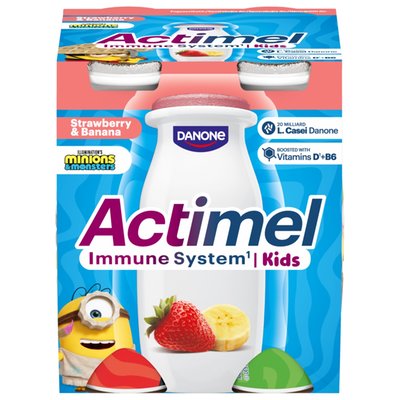 Obrázek ACTIMEL Kids Jahoda - Banán 4x100g