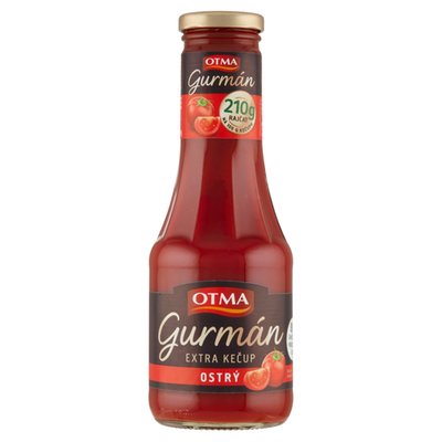 Obrázek Otma Gurmán Extra kečup ostrý 520g
